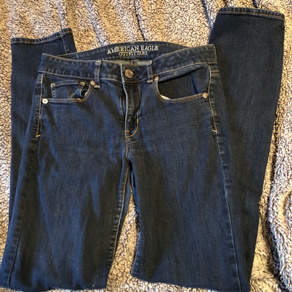 Super Stretch American Eagle Skinny Jeans